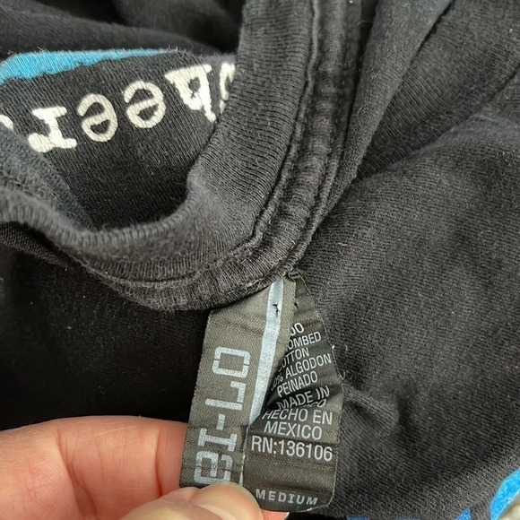 ED SHEERAN Divide World Tour Concert T-Shirt Black North America Cities Dates M - Picture 9 of 12